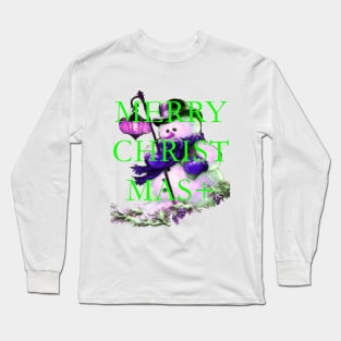 Snowman merry christmas Long Sleeve T-Shirt